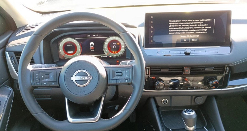 Nissan Qashqai cena 124900 przebieg: 5820, rok produkcji 2023 z Biała małe 137